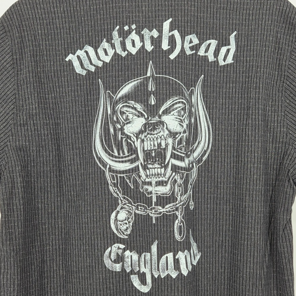 Roark x Motorhead Lemmy Mens Small‎ Bless Up Trail Running Button Shirt Black